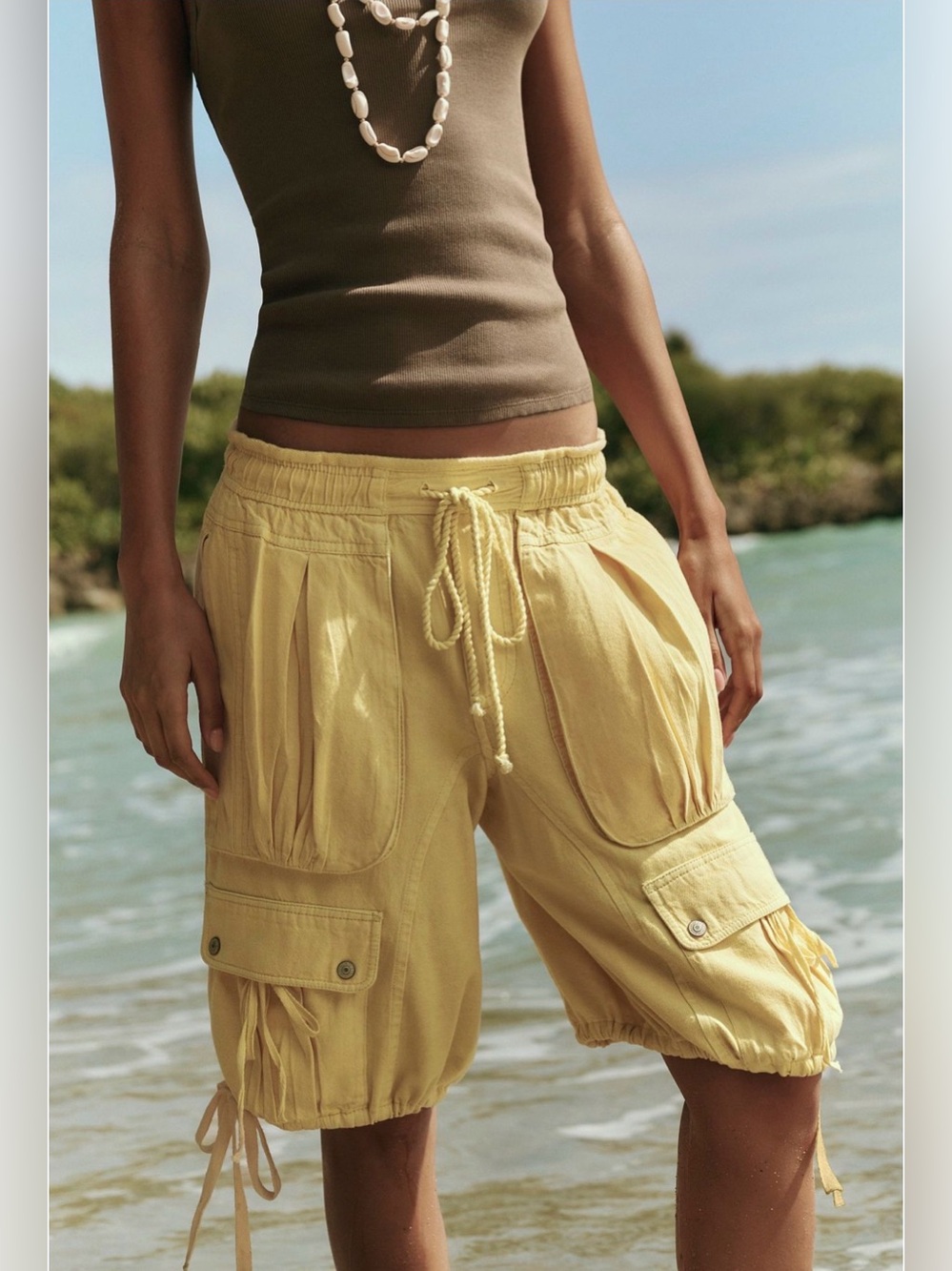 Free People We The Free Sundown Parachute Shorts NWT Size XS